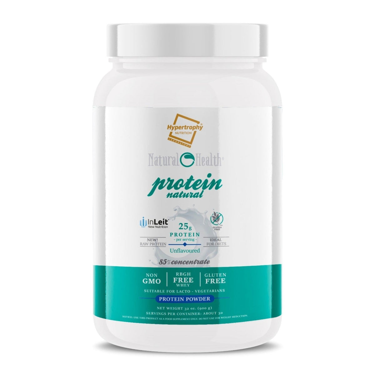 Hypertrophy Nutrition Protein Natural 900 g