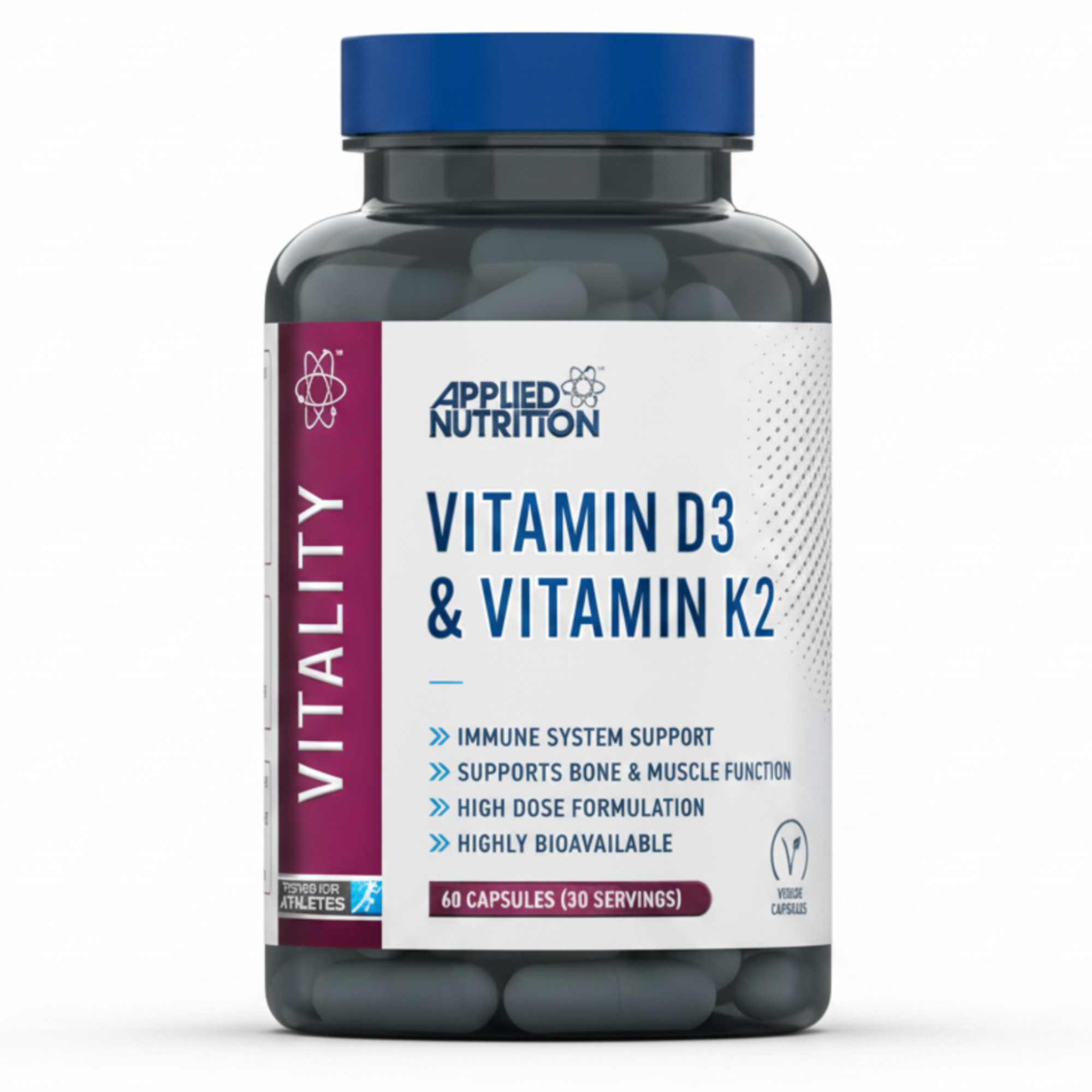 Applied Nutrition D3 + K2 60 cápsulas